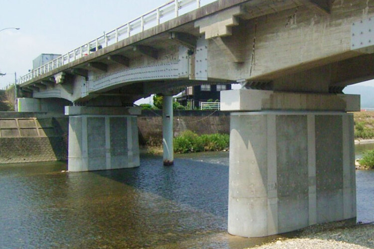 厚狭川橋梁補強　補強後