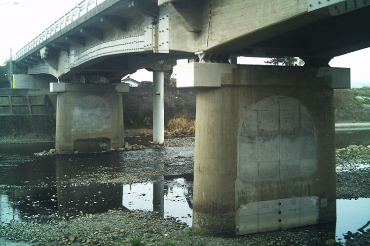 厚狭川橋梁補強　補強前