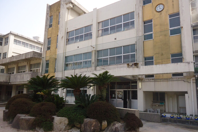 久米小学校耐震改修　改修前
